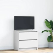 vidaXL Móvel p/ TV 60x35x54 cm derivados de madeira branco