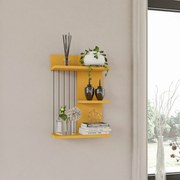 Prateleira de Parede Kınık – Amarela – 40x60x19 cm