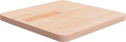 vidaXL Tampo de mesa quadrado 40x40x2,5 cm carvalho maciço não tratado
