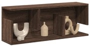 vidaXL Armário parede 80x20x30 cm derivados madeira carvalho castanho