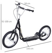 Trotinete para Crianças acima de 5 anos Scooter de 2 Rodas Grandes Ins