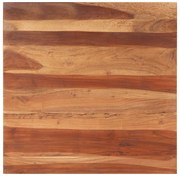 vidaXL Tampo de mesa madeira de acácia maciça 15-16 mm 80x80 cm