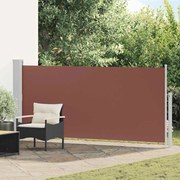 vidaXL Toldo lateral retrátil 140x300 cm castanho