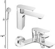 Mexen Alexa DS40 conjunto de banho, cromado - 71203DS40-00