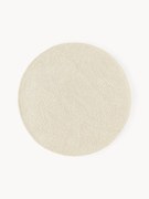 Tapete redondo artesanal em lã Eleni