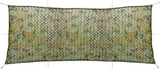 vidaXL Rede de camuflagem com saco de armazenamento 1,5x5 m verde