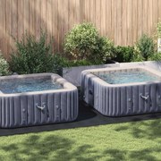 vidaXL Lona para Fundo de Piscina Ajustável Preto 500 x 250 x 0,1 cm