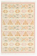 Tapete kilim em lã tecido à mão Anisa