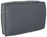 vidaXL Almofada de Pallet para Encosto Antracite 60 x 40 x 12 cm - Oxford