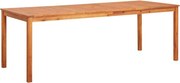 vidaXL Mesa de jardim 215x90x74 cm madeira de acácia maciça