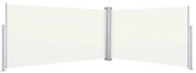 Toldo lateral retrátil 160x600 cm cor creme