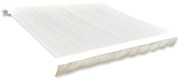 vidaXL Lona para toldo creme 450x300 cm