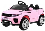 Carro elétrico para Crianças Rapid Racer 12V, Rodas de Espuma EVA Rosa