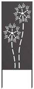 vidaXL Tela de Privacidade para Jardim Fretwork Preto 50 x 140 cm