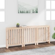 vidaXL Cobertura de radiador 210x21x85 cm pinho maciço