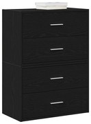 vidaXL Armários c/ 2 gavetas 2 pcs 60x31x40cm derivados de madeira