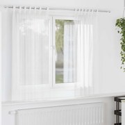 vidaXL Cortinas de voile com laços 2 pcs branco 140x175 cm