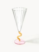 Handmade Champagne Glasses Curve, Set of 2