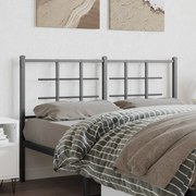 Cabeceira de cama 135 cm metal preto