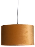 Candeeiro suspenso moderno amarelo com ouro 40 cm - Rosalina Moderno