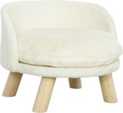 PawHut Cama para animais para cães e gatos, almofada macia e lavável, proteção nas bordas, 40,5 x 40,5 x 33 cm | Aosom Portugal