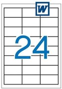 Etiquetas Autocolantes 64,6x33,8mm 100 Fls Multi3