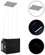 vidaXL Exaustor de ilha c/ ecrã tátil LCD vidro temperado