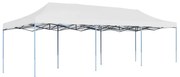 vidaXL Tenda para festas pop-up dobrável 3x9 m branco
