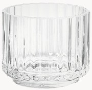 Suporte para velas artesanal com superfície canelada Lyngby