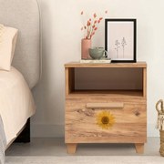 Mesa de Cabeceira Leva Alfa – Pinho Atlântico – 45x52x40 cm