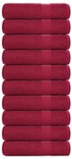 Toalhas de banho 10 pcs 100x150 cm 360 gsm 100% algodão bordéus