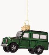 Ornamento de Natal artesanal SUV Car