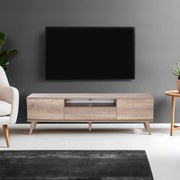 Móvel de TV "Cesar" – Nogueira Clara – 180 x 55 x 40 cm – Design Moder