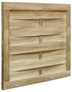 vidaXL Portão de jardim 100x75 cm pinho impregnado verde