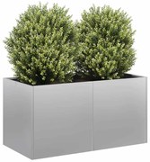 vidaXL Planter 80x40x40 cm aço galvanizado