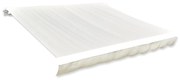 vidaXL Lona para toldo creme 6 x 3 m (sem estrutura/caixa)
