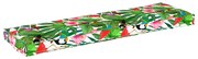 vidaXL Almofada de Palete para Banco Tropical Jungle 140x40x8 cm em Tecido Oxford