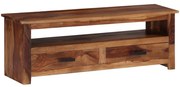 vidaXL Móvel de TV 118x30x40 cm madeira maciça