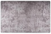 vidaXL Tapete lavável antiderrapante 80x150 cm cinzento