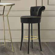 BANCO DE BAR LUXY 46X48X96 CM PRETO