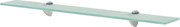 vidaXL Prateleira flutuante vidro 70x20 cm 8 mm