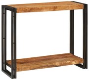 vidaXL Aparador 90 x 33 x 75 cm Madeira de mangueira áspera maciça