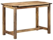 vidaXL Mesa de jantar 110x55x75 cm madeira de mangueira maciça