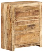 vidaXL Armário com gavetas 60x33x75 cm madeira de mangueira maciça