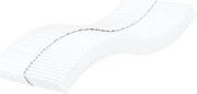 vidaXL Colchão de espuma 90x220 cm dureza H2 H3 branco
