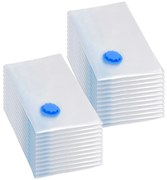 vidaXL Sacos para arrumação de roupas a vácuo 80x60 cm 20 pcs