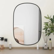 vidaXL Espelho de parede 60x40 cm preto