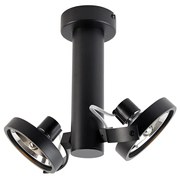 Foco moderno preto ajustável 2-luzes - Goes