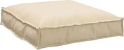 vidaXL Almofada Bege 70 x 70 x 12 cm Tecido Oxford