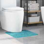 Tapete de Banho U-Shaped Turquesa 50x50 cm Polipropileno Antiderrapante